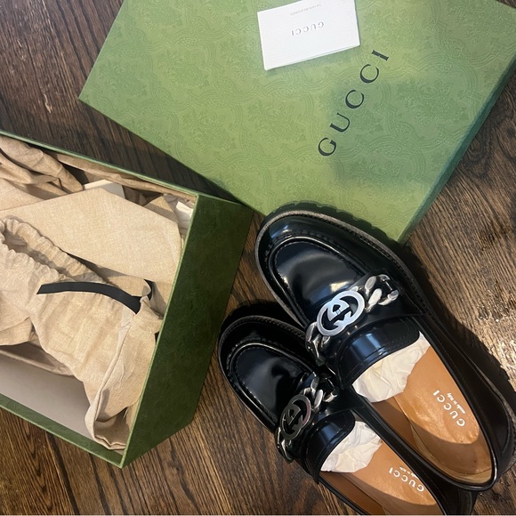 Gucci Loafers in Size 38.5 - Jeanne Moc Toe Platform Loafer. - Picture 10 of 13